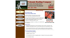 Desktop Screenshot of nokomisroofing.com